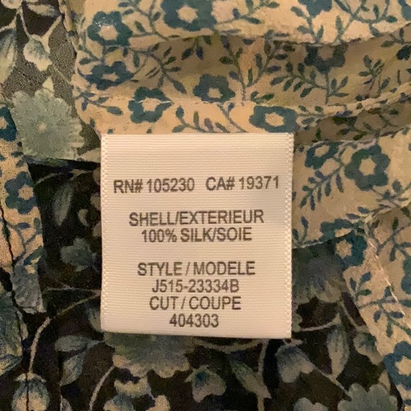 Joie Silk flower blouse - Picture 4 of 6